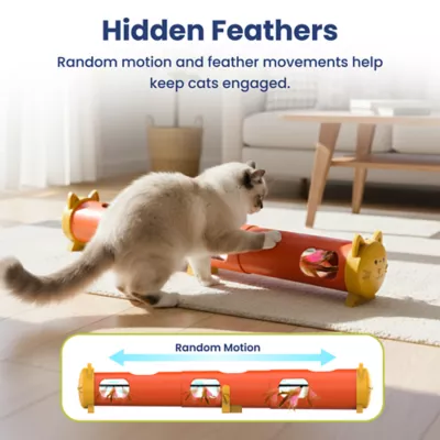 PawsPik Cat Electric Feather Teaser-Tube Toy - Image 4