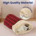 PawsPik Cat Self Warming Cave Bed - Red Flannel image thumbnail 3