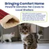 PawsPik Cat Self Warming Cave Bed - Red Flannel image thumbnail 4