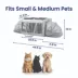 PawsPik Dog & Cat Portable Dual-Pet Carrier - Light Gray image thumbnail 9
