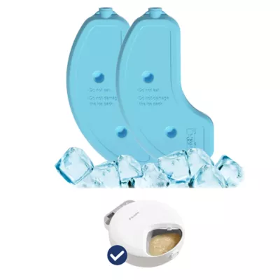 PawsPik Cat 4-Meal Automatic Feeder Replacement Ice Packs - 2 ct - Image 1