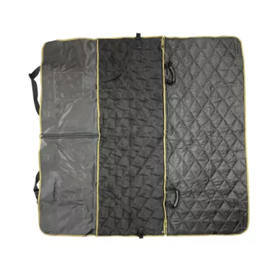 Jeep Quilted Backseat Hammock Vehicle Seat Protector W/ Pockets For Dogs, Machine Washable - Image 3