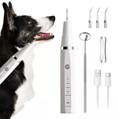 PawsPik Dog Ultrasonic Teeth Cleaner Dental Kit - Image 1