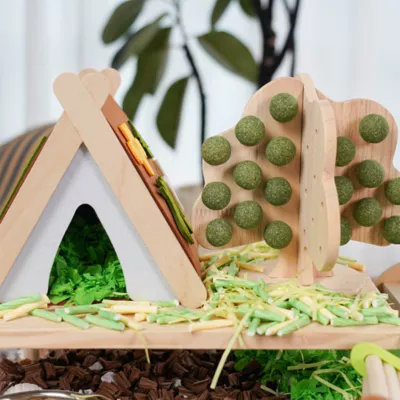 Mini & Moe Tree Decor Chew Small Pet Wood Chew Toy - Image 9
