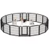 Yaheetech 16-Panel Metal Dog Playpen - 24" Tall, Black image thumbnail 1