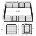 Yaheetech 16-Panel Metal Dog Playpen - 24" Tall, Black image thumbnail 3