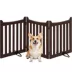 Yaheetech Freestanding 3-Panel Wooden Pet Fence - 24" Tall image thumbnail 1