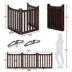 Yaheetech Freestanding 3-Panel Wooden Pet Fence - 24" Tall image thumbnail 3