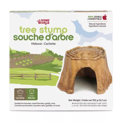 Living World Edible Tree Stump Hideout - Image 1