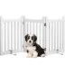 Yaheetech Freestanding 3-Panel Wooden Pet Fence - 24" Tall image thumbnail 1