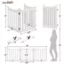Yaheetech Freestanding 3-Panel Wooden Pet Fence - 24" Tall image thumbnail 3