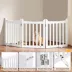 Yaheetech Freestanding 3-Panel Wooden Pet Fence - 24" Tall image thumbnail 5