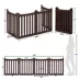 Yaheetech Freestanding 4-Panel Wooden Pet Fence - 24" Tall image thumbnail 3