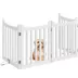 Yaheetech Freestanding 4-Panel Wooden Pet Fence - 24" Tall image thumbnail 1