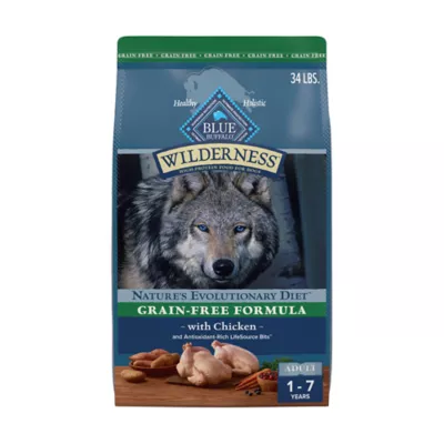 Blue Buffalo Wilderness High Protein, Chicken Adult Dry Dog Food, Grain-Free - Image 1
