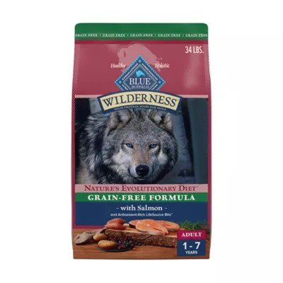 Blue Buffalo Wilderness High Protein, Salmon with Wholesome Grains Adult Dry Dog Food - Image 1