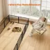 Yaheetech 6-Panel Metal Dog Playpen with Door - 24" Tall, Black image thumbnail 4
