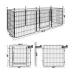 Yaheetech 8-Panel Puppy Playpen - 24" Tall, Black image thumbnail 3