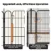 Yaheetech 8-Panel Puppy Playpen - 24" Tall, Black image thumbnail 4