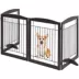 Yaheetech Extra-Wide Freestanding 4-Panel Pet Gate - 31" Tall image thumbnail 1