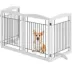 Yaheetech Extra-Wide Freestanding 4-Panel Pet Gate - 31" Tall image thumbnail 1