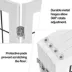 Yaheetech Extra-Wide Freestanding 4-Panel Pet Gate - 31" Tall image thumbnail 5