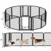Yaheetech 12-Panel Foldable Pet Fence - 31.5" Tall, Black image thumbnail 3
