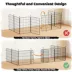 Yaheetech 16-Panel Metal Dog Playpen - 31.5" Tall, Black image thumbnail 5