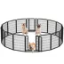 Yaheetech 16-Panel Foldable Pet Fence - 31.5" Tall, Black image thumbnail 1