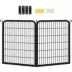 Yaheetech 2-Panel Pet Fence - 31.5" Tall, Black image thumbnail 1