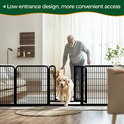 Yaheetech 6-Panel Foldable Pet Fence - 31.5" Tall, Black - Image 4