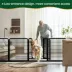 Yaheetech 6-Panel Foldable Pet Fence - 31.5" Tall, Black image thumbnail 4