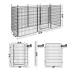 Yaheetech 8-Panel Metal Dog Playpen - 31.5" Tall, Black image thumbnail 3