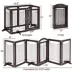 Yaheetech Freestanding 6-Panel Pet Gate - 32.5" Tall image thumbnail 3