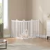 Yaheetech Freestanding 4-Panel Wooden Pet Gate with Support Feet - 36" Tall image thumbnail 2