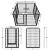 Yaheetech 8-Panel Steel Pet Exercise Barrier Fence - 39.5" Tall, Black image thumbnail 3