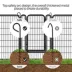 Yaheetech 8-Panel Steel Pet Exercise Barrier Fence - 39.5" Tall, Black image thumbnail 4