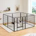 Yaheetech 8-Panel Foldable Metal Dog Playpen - 40" Tall, Black image thumbnail 2