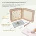 Petit Artichaut Double Frame and Paw Print Keepsake Gift & Photo Memory Frame image thumbnail 3