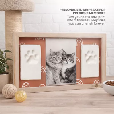 Petit Artichaut 2 Photo Frame and Paw Print Keepsake - Image 2