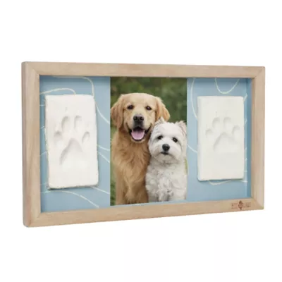 Petit Artichaut 2 Photos and Paw Print Frame - Image 1