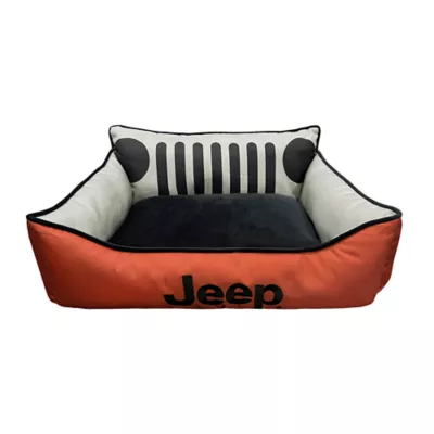 Jeep Grill Cuddler Dog Bed - Adventure Orange, Small - Image 1