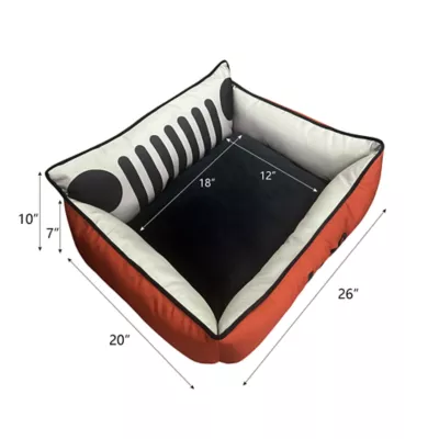 Jeep Grill Cuddler Dog Bed - Adventure Orange, Small - Image 5