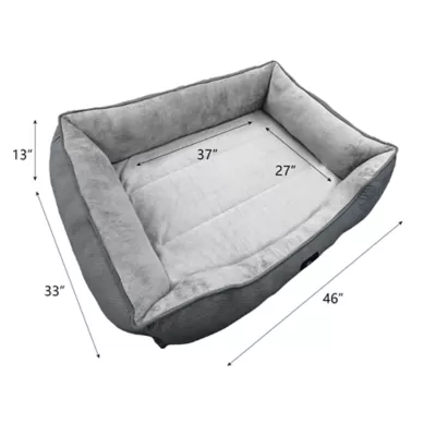 Serta Cuddler Orthopedic Bolster Pet Bed - Image 6