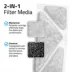 Fluval Betta 20L Poly-Carb Filter Cartridge 4 pack image thumbnail 5