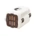 Richell Pet Travel Carrier II W/ Portable Handle, Seat Belt Latch & Slotted Door For Veiwing, White image thumbnail 1