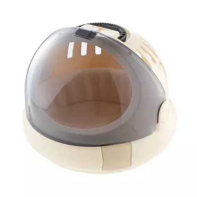 Richell Space Capsule Dog & Cat Travel Carrier W/ Veiwing Window, Lockable Door & Seat Belt Latch - Image 1