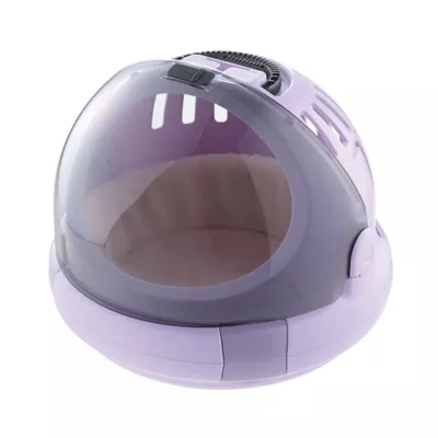 Richell Space Capsule Dog & Cat Travel Carrier W/ Veiwing Window, Lockable Door & Seat Belt Latch - Image 1