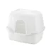 Richell Paw Trax Wide Hooded Cat Litter Box For Large Cats Or Multi-Cat Households, Scoop Included image thumbnail 1