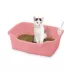 Richell Paw Trax Wide Pan Cat Litter Box For Large Cats Or Multi-Cat Households, Scoop Included image thumbnail 3
